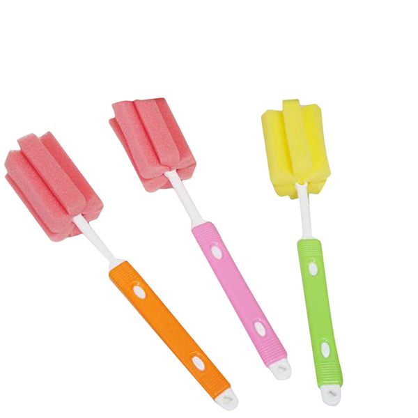 

1pc sponge brush for bottle cup glass milk bottles brush washing cleaning cleaner kitchen tools baby nursing accessories