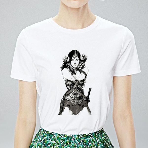 

ulzzang retro t-shirt lady viper hip-hop t-shirt cool vintage vogue cartoon harajuku female summer top, White