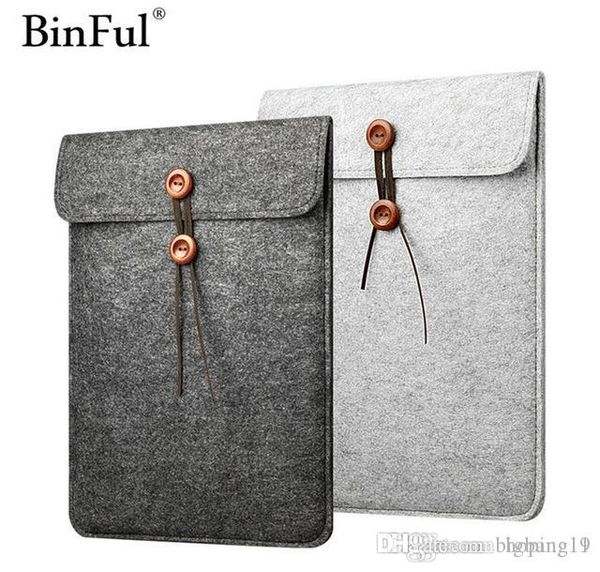 

bang felt soft sleeve bag case for apple macbook air pro retina 11 12 13 15 17 lapanti-scratch cover for ipad 9.7 air pro
