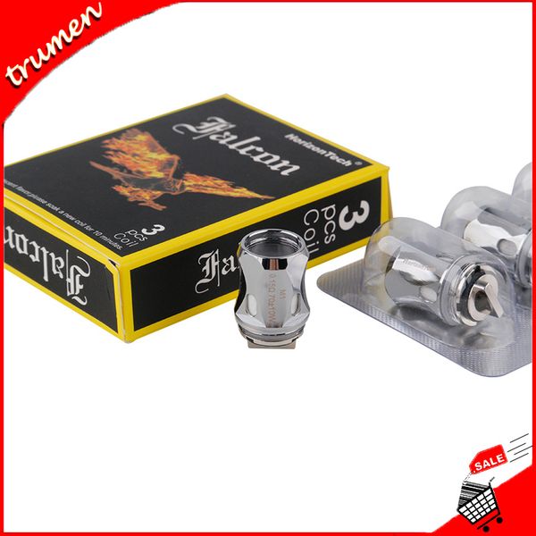 

100 original falcon coil f1 f2 f3 m1 m2 replacement coil head for falcon ub ohm tank atomizer authentic
