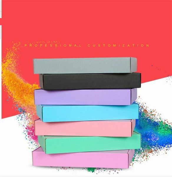 

gift paper gray cardboard pink paper packaging black packaging ornaments/scarf/tie box 10pcs 15*15*5cm carton box sbnci, White;black