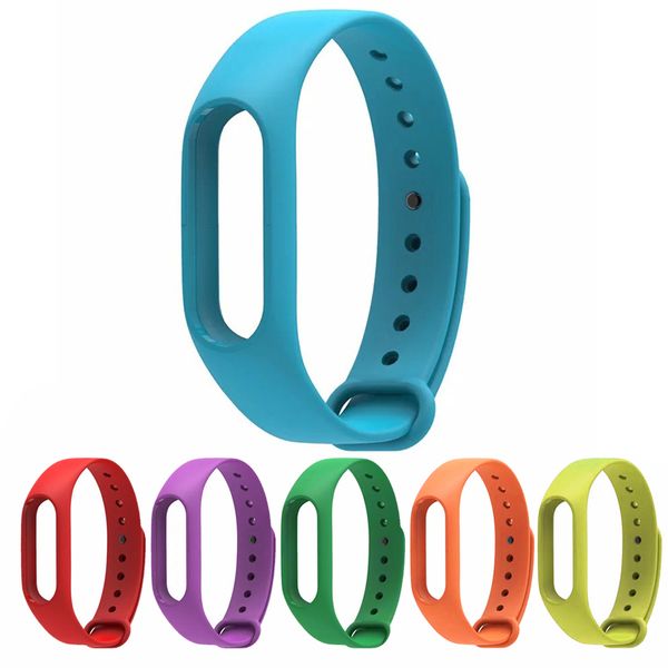 

replace watch strap silicone wristband for mi band 2 smart bracelet watch band for mi band 2 no sensor ing