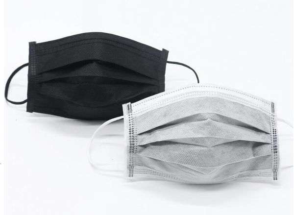 

dhl shipfast winter face mask shipping anti pollution filter safety facemasks anti dust mouth mask black ear loop non woven fabric