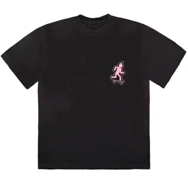 

3d foam travis scocactus jack no loitering t-shirt men women tees astroworld t shirt, White;black