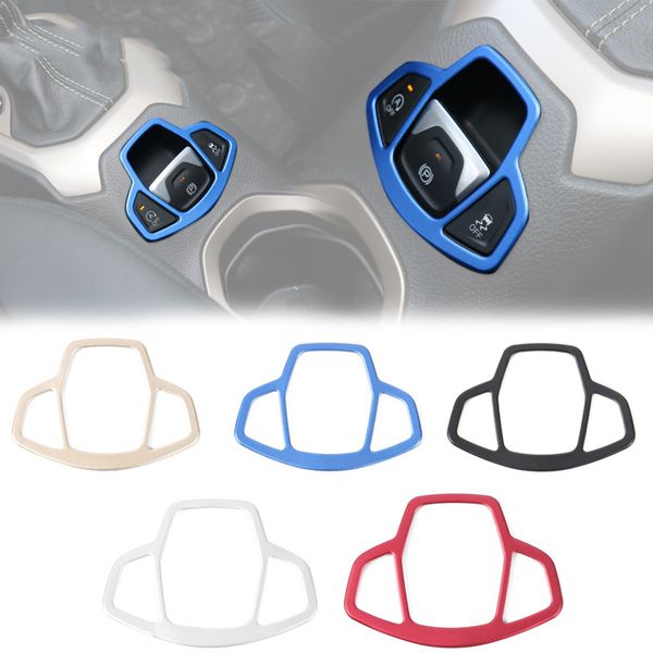 

aluminum alloy electronic hand brake decoration frame trim for jeep renegade 2016 2017 2018 interior accessories