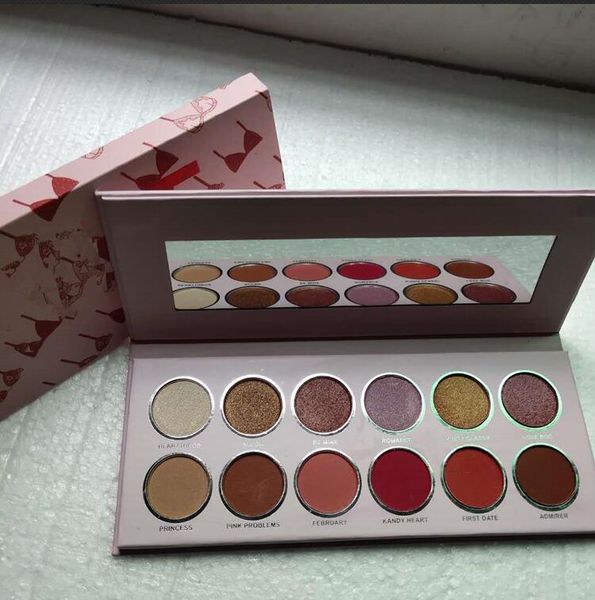 

12 color makeup palette eye hadow pre ed powder pearl matte eye hadow palette waterproof makeup tool kit gga1819
