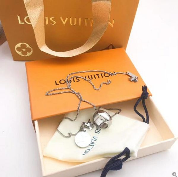 

316l titanium steel pendant snake necklace with enamel l shape in many colors 50cm length l words for man and women jewelry ing, Silver