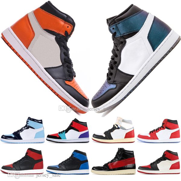 

2019 new 1 og banned bred toe spider-man unc 1s 3 mens basketball shoes no for resale couture royal blue men sports designer sneakers