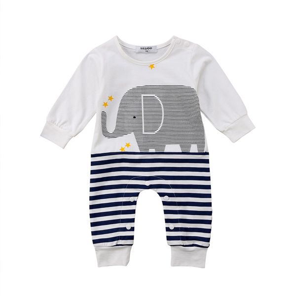 

0-18m baby kids clothes winter hooded romper thick cotton outfit newborn jumpsuit children costume toddler romper for baby girls, Blue