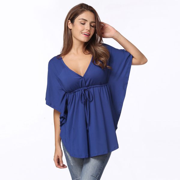 

lace blouses womens clothing women blouses 2019 summer plus size 4xl 5xl shirts v neck solid loose casual lace female, White