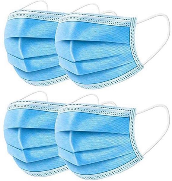 

blue off 50% in earloop stock face masks facial masks mask non woven mask disposable anti-dust masks