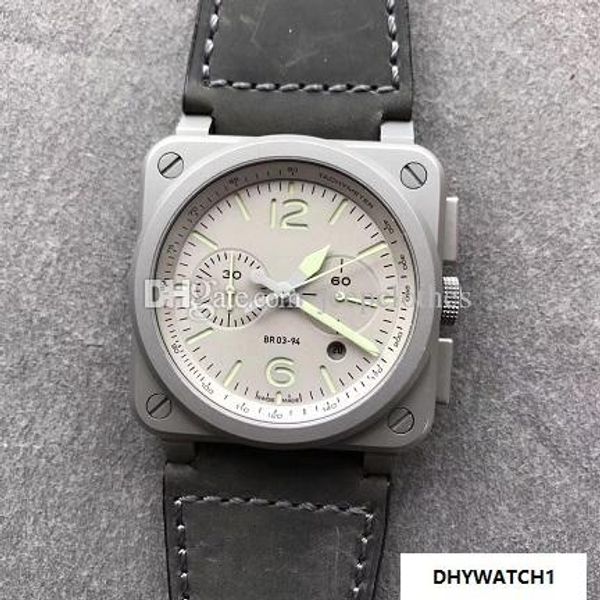 

42mm chronograph chrono working automatic 7750 mechanical 03 94 in trument 03 men watch wri twatch waterproof apphire
