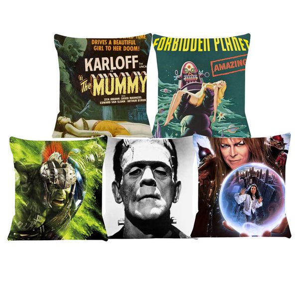 

labyrinth cushion cover karloff pillow cases anime chair car sofa pillow cover home decorative sj-048