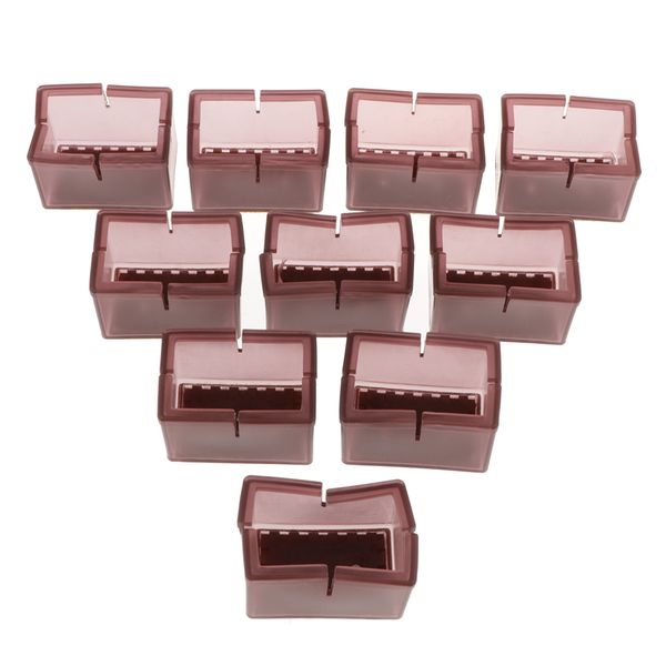 

10x furniture caster cups with anti-sliding floor grip