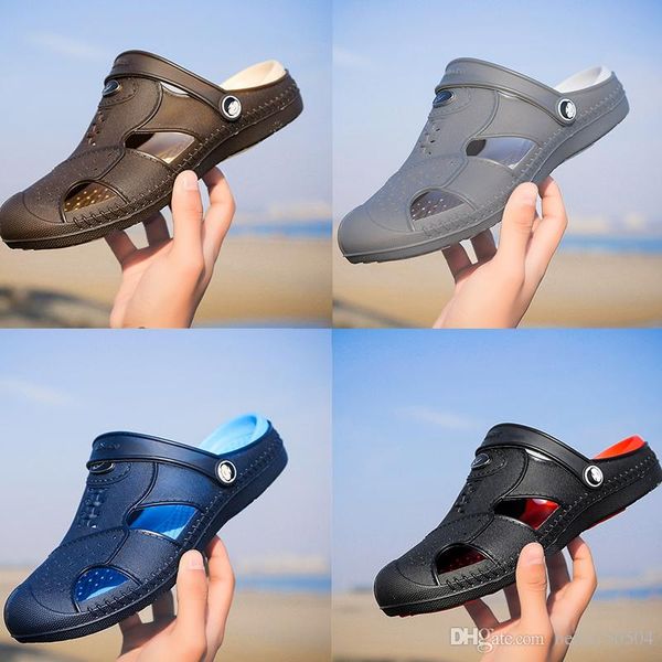 MIGLIORE QUALITÀ Sandali estivi da uomo nuovi arrivi Pantofole da spiaggia Sandali da acqua traspiranti Scarpe da giardinaggio maschili Pantofole da spiaggia scavate