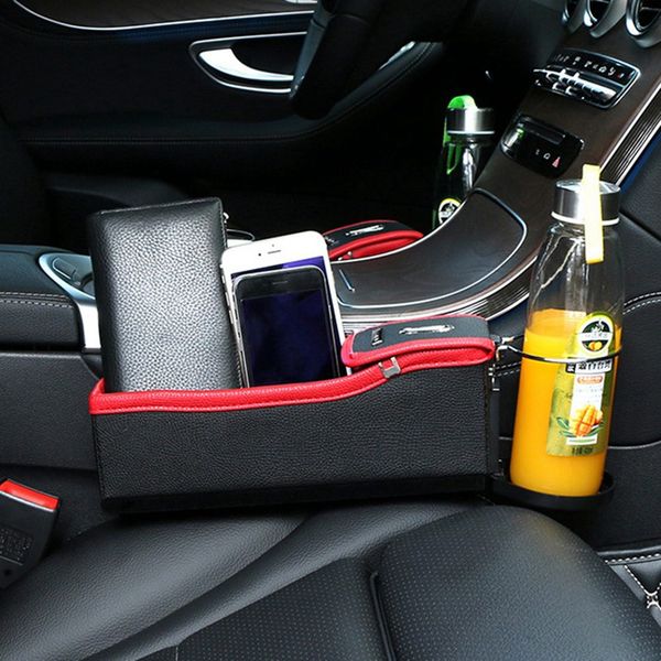 

car seat storage box cup drink holder organizer auto gap pocket stowing tidying for phone pad card coin case accessories