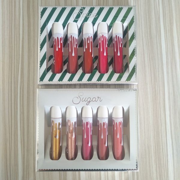 

2018 Newest makeup Lip Gloss Hello 21st Birthday Collection Hello 21 6-color Matte Lip Gloss Lipstick Sipping Pretty free delivery