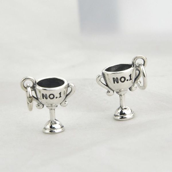 

korean-style s925 trophy fine silver pendant couples creative-simple silver cup pendant diy accessory hanging decoration