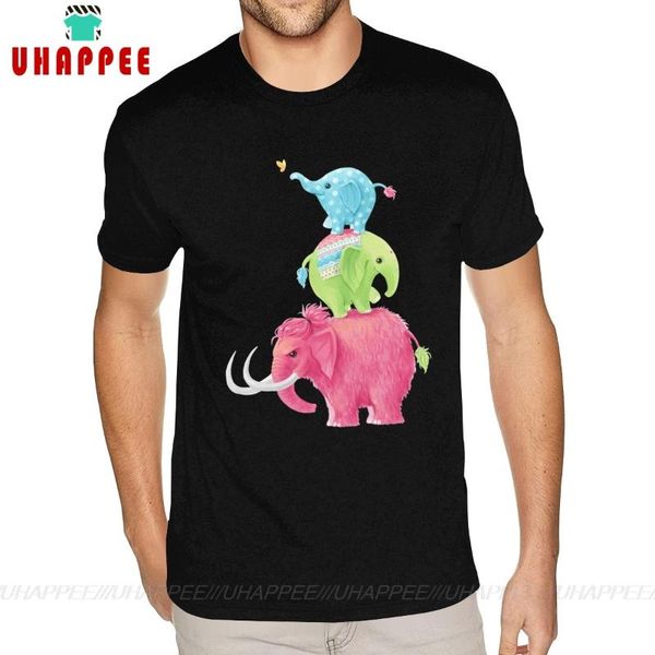 

elephants cotton plus size man online design tee shirts, White;black