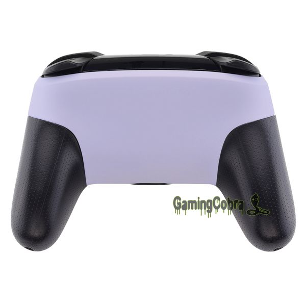 

soft touch light violet faceplate and backplate replacement shell housing case cover for nintendo switch pro controller