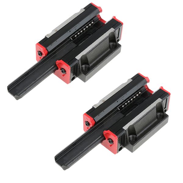 

flange rail slides sliding block for linear carriage guide rails - hgh15, 2pcs pack