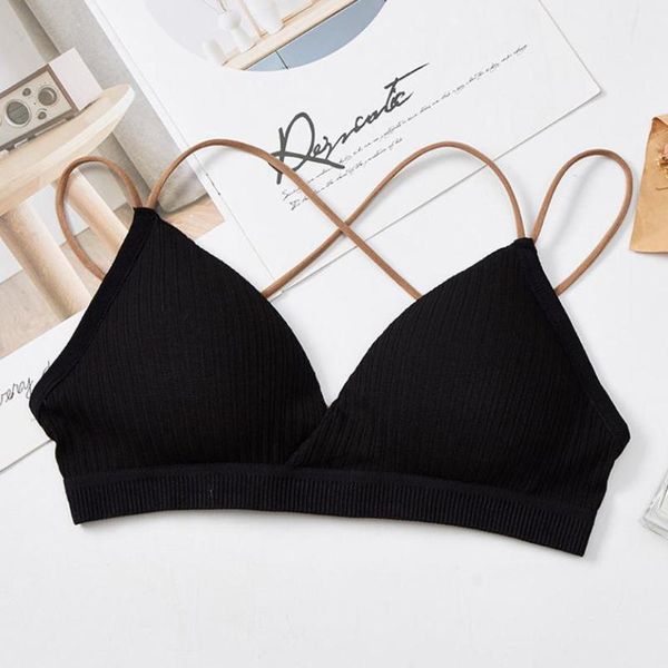 

letter print tank for women push up bra lingerie wire fashion breathable underwears#p3, Red;black
