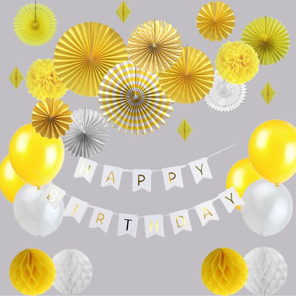 Sunny Yellow You Are My Sunshine Birthday Party Decoration Kit