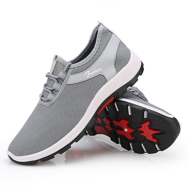 

new men sneakers lace up men shoes outdoor casual sneakers non-slip casual shoes wear-resistant hiking travel shoe, Black