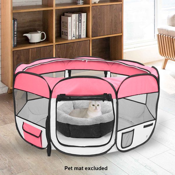 

dog cage cat cage soft pen tent folding up and down zipper model oxford cloth 8 side pet game pen