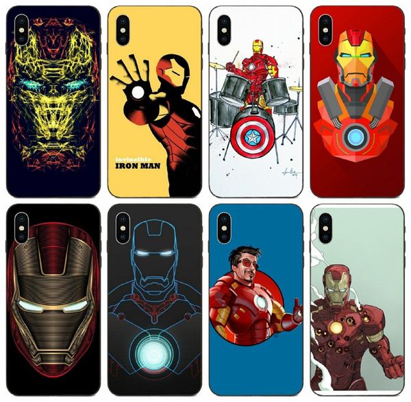 

[tongtrade] marvel comics the avengers iron man case for iphone x xs max 11 pro 8 7 6s 5s galaxy j4 j6 j8 honor play 3 motorola moto g5 case
