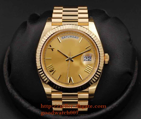 

Mens Superlative Mens Day-Date 228238 Шампанское римский циферблат 40 мм NEW IN BOX 2017 из нержавеющей ст