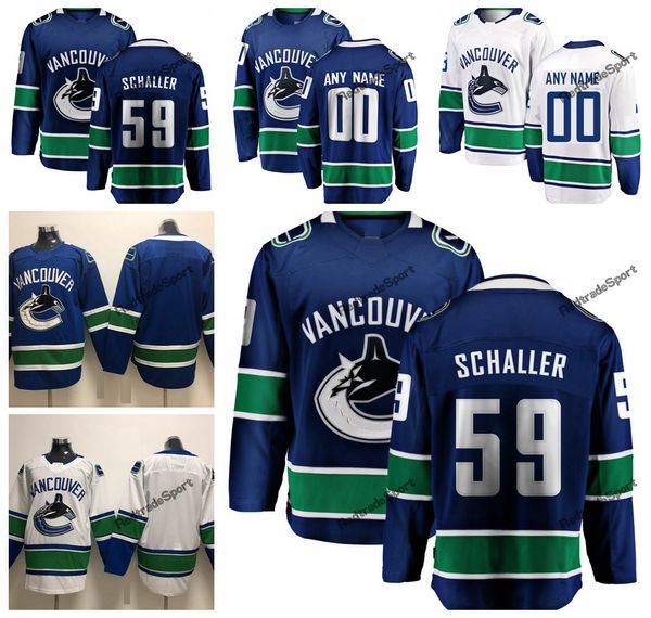 

2019 tim schaller vancouver canucks hockey jerseys mens custom name home blue #59 tim schaller stitched hockey shirt s-xxxl, Black;red