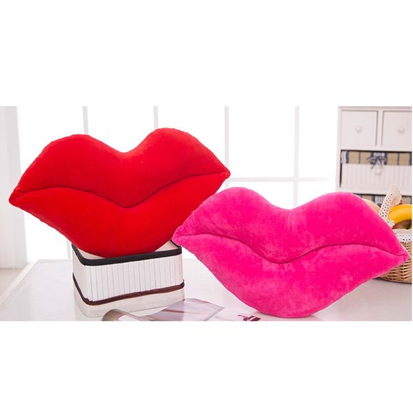Stuffed Lips Shape Pillow Home Textile Pillow Plush Cushion