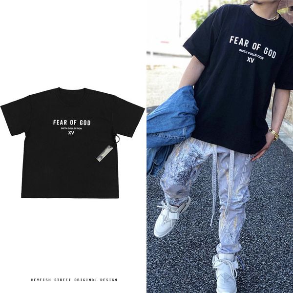 

fear of god 6 th fog main line season 6 japan tokyo isetan limited short-sleeved reverse t-shirt, Red
