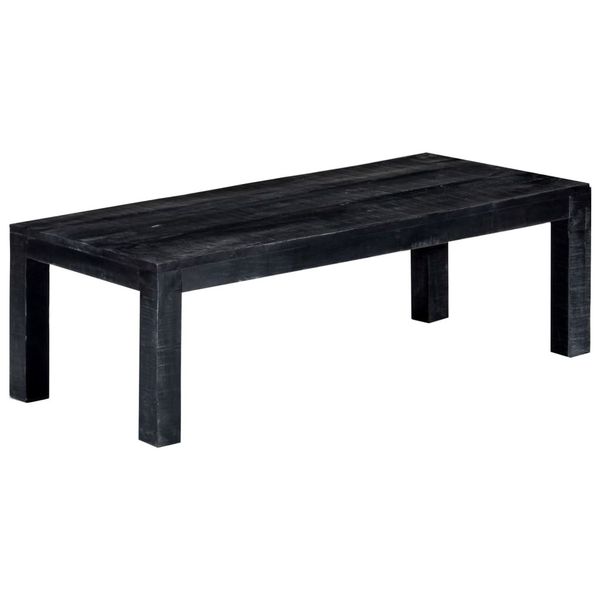 

black coffee table 110x50x35cm solid mango wood dining room furniture