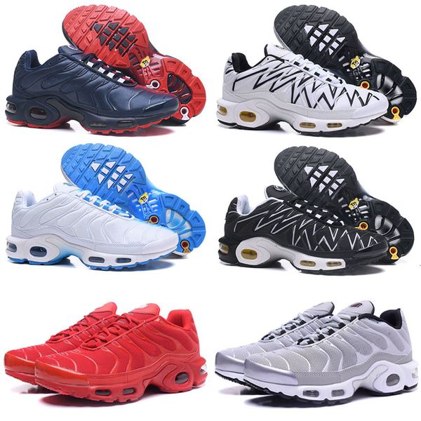 

new sports running shoes new tn men black white red mens breathable runner sneakers man trainers tennis shoes size 40-46