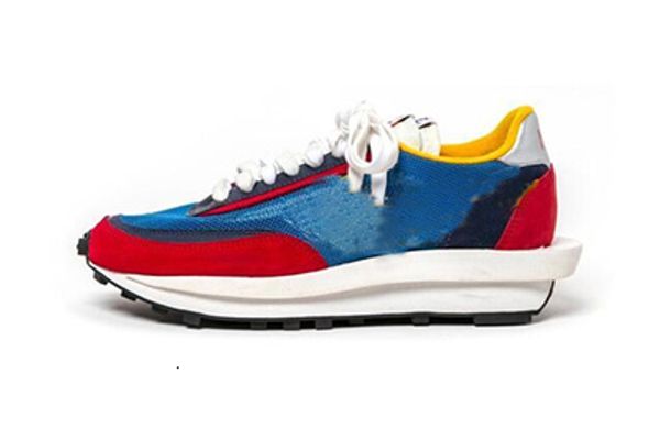 

2019 400 0073 300 5 12 с коробкой мужские и женские кроссовки вафли рассвет дизайнер bvsize нас.черная серая уличная обувь