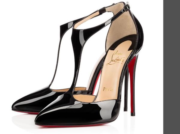 

Christian Louboutin CL Luxury Style High-heeled Sandals with Straps Lady Shoes Paris Supermodel Catwalk Buckle Sexy Shoes Size 34-42 05