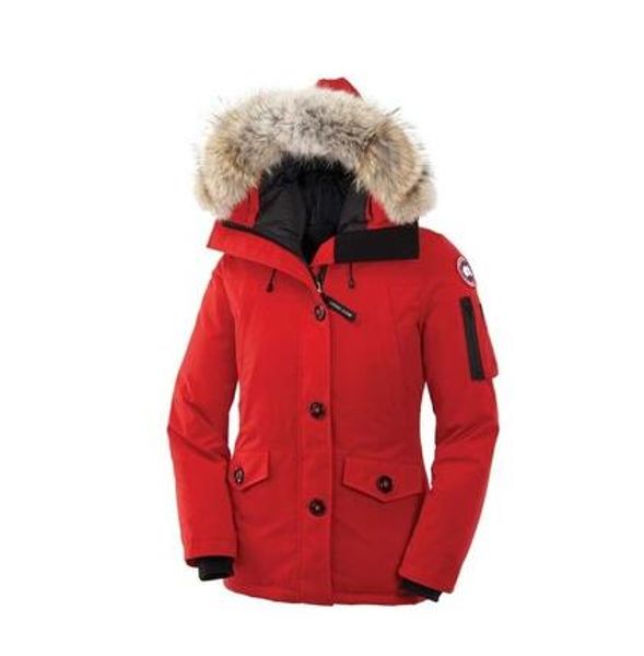

canadian parka women 2019 new thick warm 90% white duck down coats berry black navy red colors fur hood coats jackets