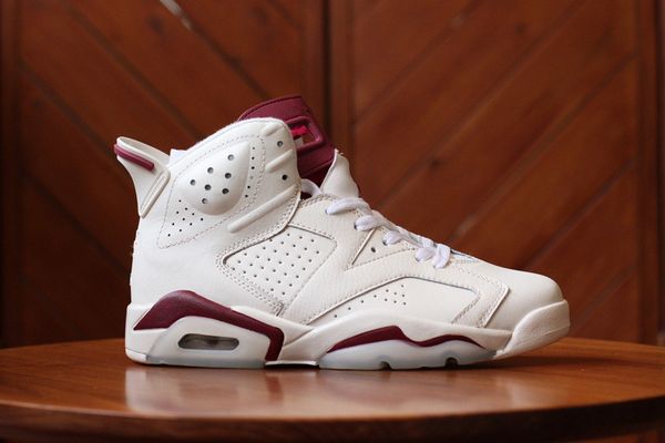

wholesale new 6 vi white red men basketball shoes sports sneakers trainers outdoor with box size 7-12