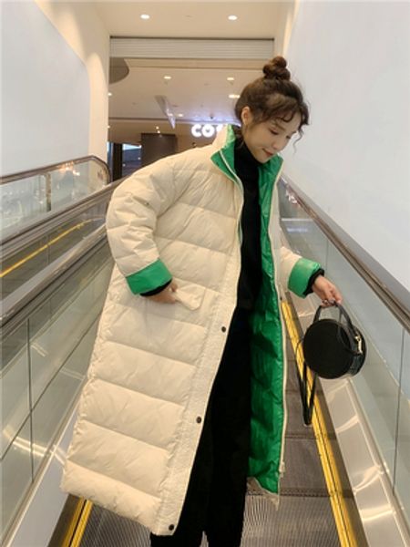

coat winter jacket women long coat fur parka womens down jackets fashion 2019 soft women winter clothes, Black