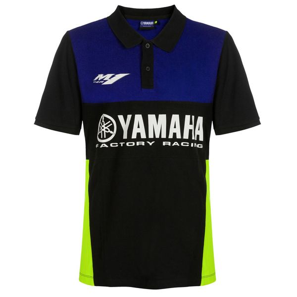 

motorcycle racing motorbike motocross driving moto t shirt polo clothes riding men short sleeve yamaha m1 breathable casuall