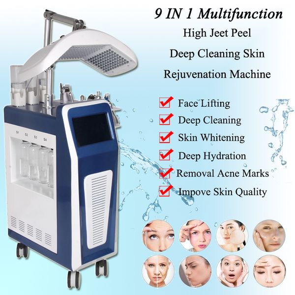 

latest water peeling machine facial dermabrasion skin care ultrasonic skin scrubber deep cleansing beauty equipment ce approved