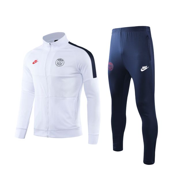 

18 19 20 psg tracksuit training suit long sleeve mbappe cavani maillot de foot paris men jacket set, Black;red