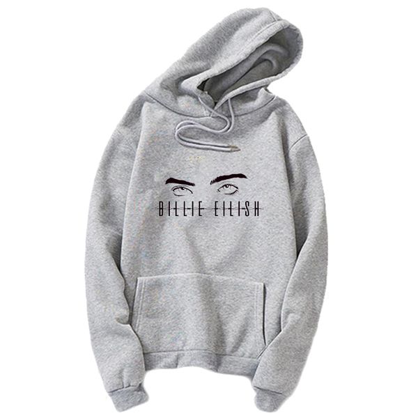 

oversized hoodie women billie eilish fashion print long sleeve sweatshirts moletom feminino streetwear women hoodies, Black