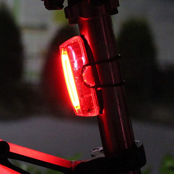 

bicyle rear light intelligent sensor bicycle tail lights road mtb bike taillights night cycling usb rechargeable bike light