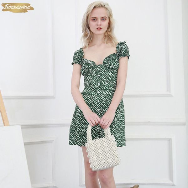 

sweet dress heart neck floral print mini frill women trim floral print green dress drop shipping, Black;gray