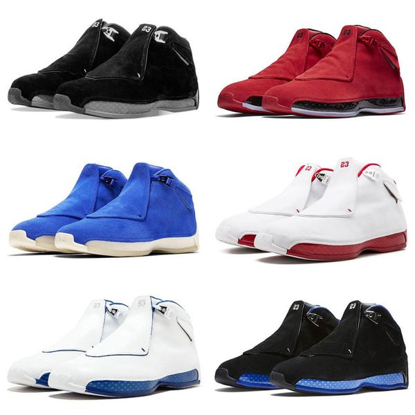 

2020 new 18 18s xviii mens outdoor shoes toro og asg black white red bred royal blue athletic sports sneakers trainers