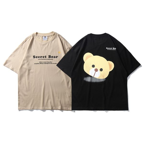 

0520 designer t-shirts for women and men hip-hop style short sleeve street style couples t-shirt individuality fad fascinating, White;black