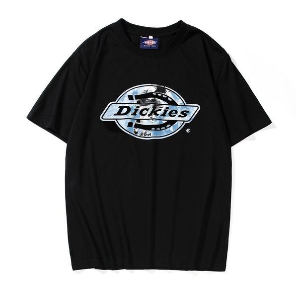 

dickies dickies европа и прилив бренд сша с короткими рукавами dk шеи футболка классического лого мужчин и женщины ситца пот-абсорбентом гр, White;black